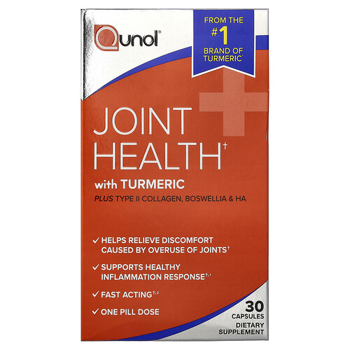 Qunol Joint Health with Turmeric, 30 Capsules