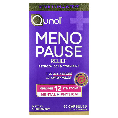 Qunol MenoPause Relief, 60 Capsules