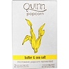 Quinn Popcorn, Попкорн с добавлением масла и морской соли, 2 пакета по 3,5 унции (98 г) каждый