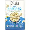 Quinn Popcorn, 微波爆米花，白切達乾酪 + 海鹽風味，2 袋裝，3.5 盎司（100 克）/袋
