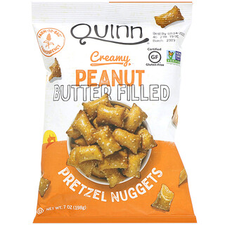 Quinn Popcorn, 椒鹽脆餅乾塊，奶油花生夾心，7 盎司（198 克）
