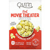 Quinn Popcorn, Microwave Popcorn, Real Movie Theater Butter, 2 Bags, 3.7 oz (104 g) Each