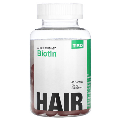 Product Image for T-RQ, Adult Gummy, Biotin, Strawberry, 60 Gummies