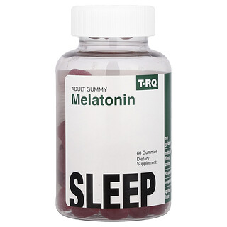 T-RQ, Adult Gummy, Melatonin, Strawberry, 60 Gummies (2.5 mg per Gummy)