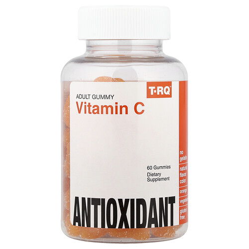 T-RQ, Adult Gummy, Vitamin C, Orange, 60 Fruchtgummis (125 mg pro Fruchtgummis)