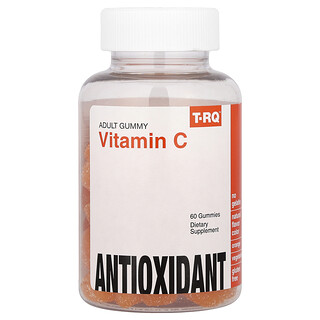 T-RQ, Adult Gummy, Vitamin C, Orange, 60 Gummies (250 mg per Gummy)