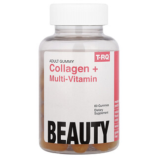 T-RQ, Adult Gummy, Collagen + Multi-Vitamin, Lemon, 60 Gummies