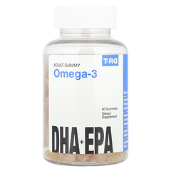 Adult Gummy Omega-3, DHA + EPA, лимон, апельсин, полуниця, 60 жуйок