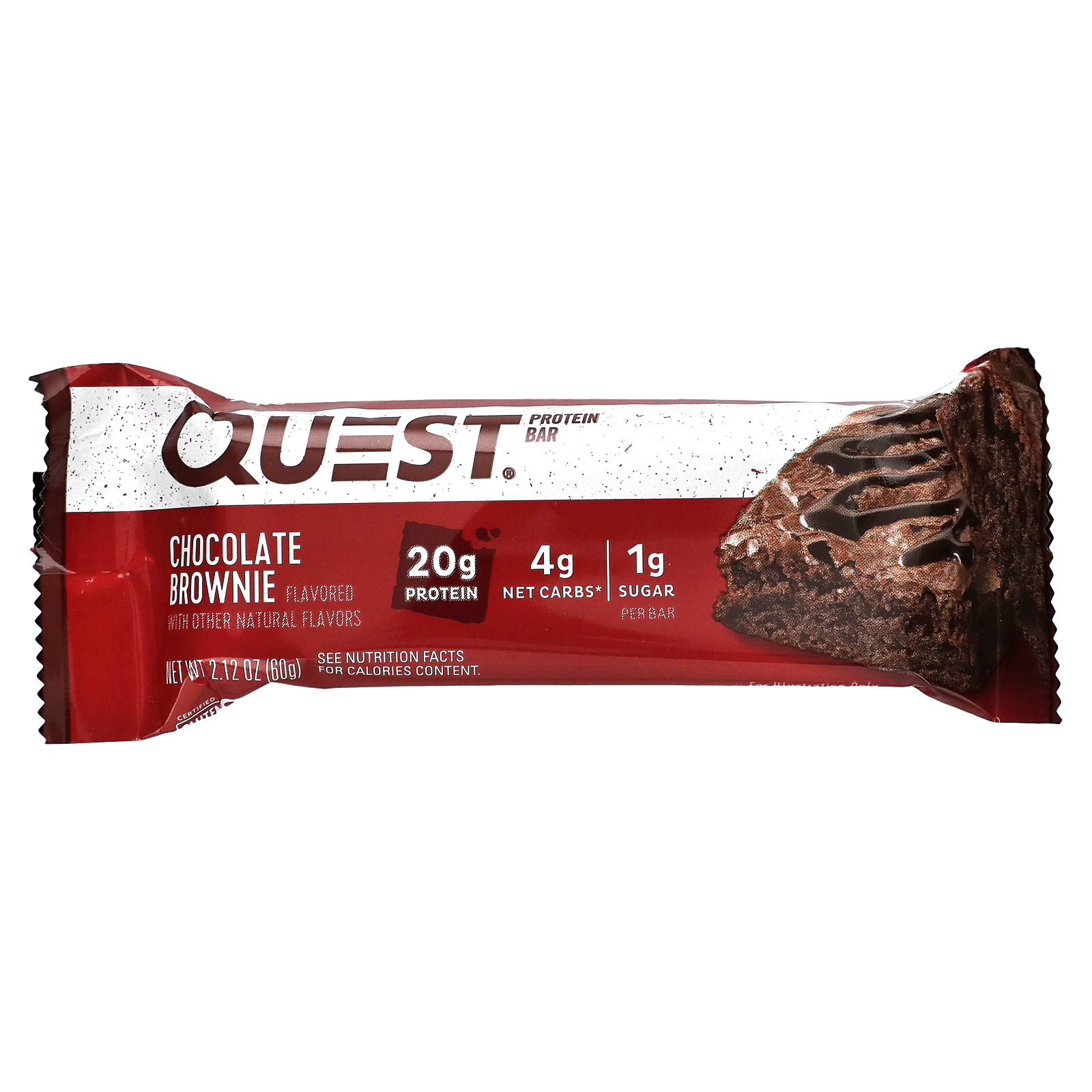 Quest Nutrition, Protein Bar, Chocolate Brownie, 12 Bars, 2.12 oz (60 g