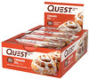 Quest Nutrition, QuestBar, Protein Bar, Cinnamon Roll, 12 Bars, 2.1 oz (60 g) Each
