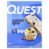 Quest Nutrition, Protein Bar, Blueberry Muffin, 12 Bars, 2.12 oz (60 g) Each