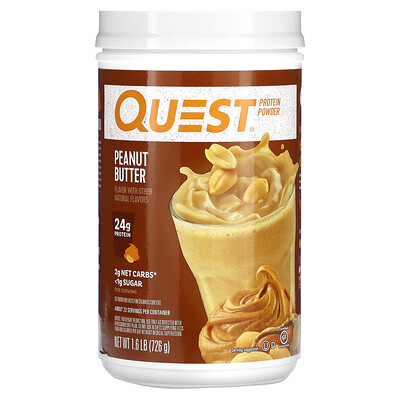 

Quest Nutrition Протеиновый порошок арахисовая паста 726 г (1 6 фунта)