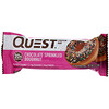 Quest Nutrition‏, חטיף חלבון, דונט בציפוי שוקולד, 12 חטיפים, 60 גרם כל אחד