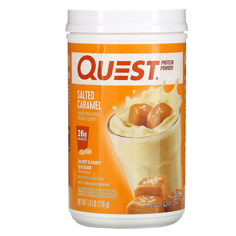 Quest Nutrition, Protein Powder, Salted Caramel, 1.6 lb (726 g) - iHerb