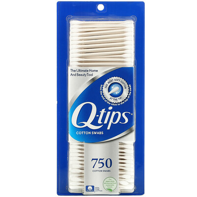 Q-tips Original Cotton Swabs, 750 Swabs