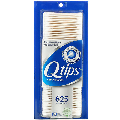 Q-tips Ватные палочки, 625 тампонов