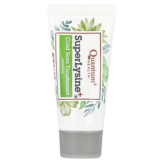 Quantum Health, Super Lysine+, Tratament pentru herpes rece, 0,25 oz (7 g)