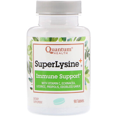 Quantum Health Super Lysine+, иммунная поддержка, 90 таблеток