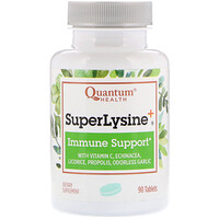Super Lysine + Immune System, супер лизин + поддержка иммунитета, 90 таблеток - изображение