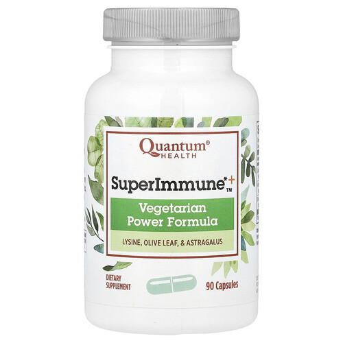 Quantum Health Superimmune+ - Vegetarian Power Formula Supplement Vitamin | 90 Caps