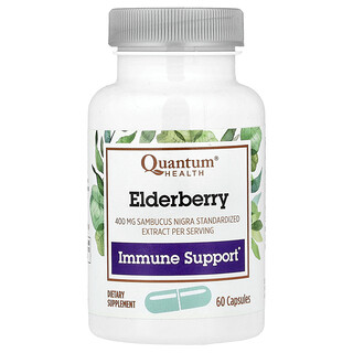 Quantum Health, Baie de sureau, 60 capsules (200 mg par capsule)