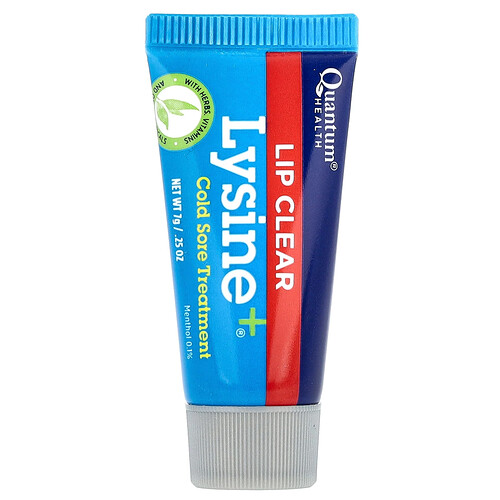 Quantum Health Lip Clear® Lysine+®, Cold Sore Treatment, 0.25 oz (7 g)