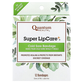Quantum Health, Super LipCare+，隱形唇瘡疹繃帶，12 條繃帶