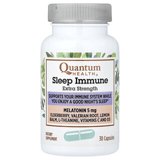 Quantum Health, Sleep Immune, Melatonin, 30 Capsules