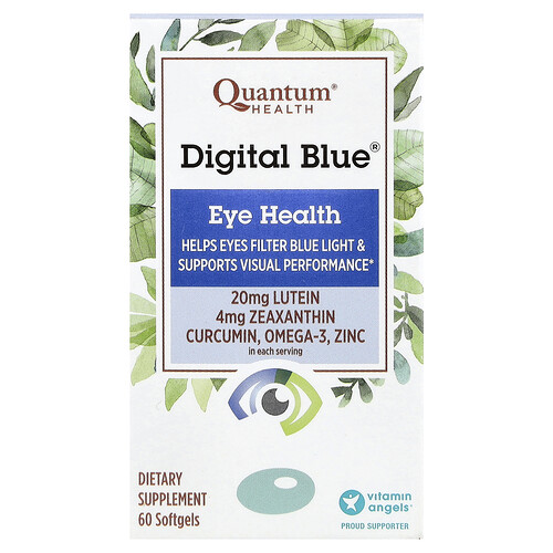 Quantum Health Digital Blue®, Eye Health, 60 Softgels
