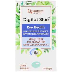 Отзывы о Кванту Хелс, Digital Blue, Eye Health, 60 Softgels