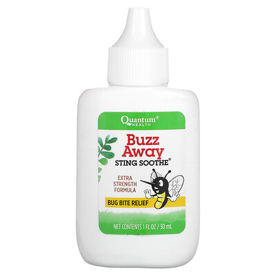 

Quantum Health, Buzz Away, Sting Soothe, Bug Bite Relief, 1 fl oz (30 ml)