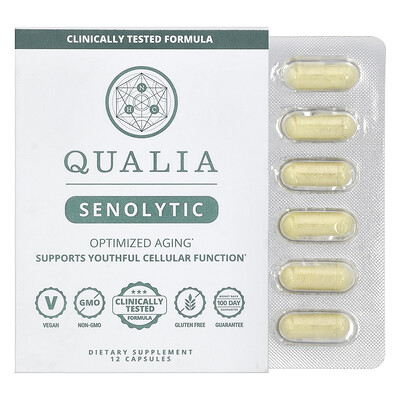 Product Image for Qualia, Senolytic, 12 Capsules