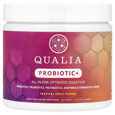 Product Image for Qualia, Probiotic+, Tropical Fruit, 5.6 oz (157.5 g)