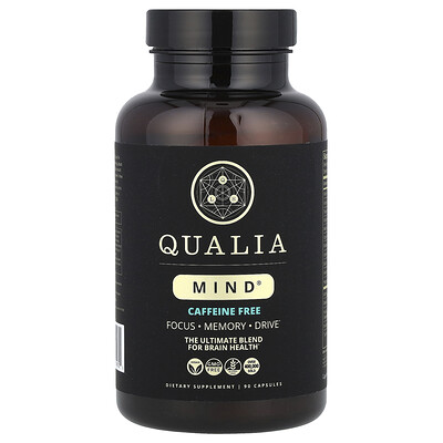 Qualia  Mind®  Caffeine Free  90 Capsules