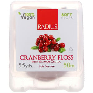 Отзывы о Радиус, Cranberry Floss with Natural Xylitol, 55 yds (50 m)
