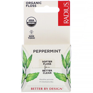 Отзывы о Радиус, Organic Peppermint Floss, 55 yds (50 m)