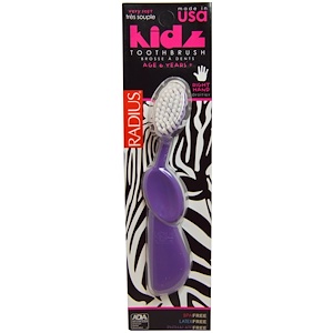 Радиус, Kidz Toothbrush, Very Soft, 6yrs+. Right Hand, Purple, 1 Toothbrush отзывы
