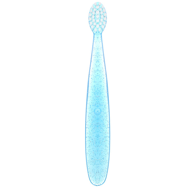 Totz Toothbrush, 18 + Months, Extra Soft, Light Blue Sparkle, 1 Toothbrush