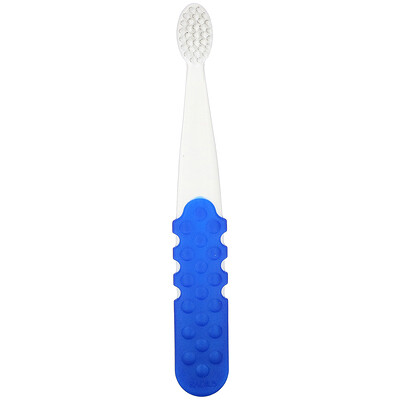 RADIUS Totz Plus Brush, 3+ Years, Extra Soft, White/Blue, 1 Toothbrush