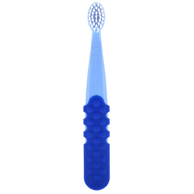 RADIUS Totz Plus, зубная щетка, для детей от 3 лет, экстрамягкая, синяя, 1 шт.