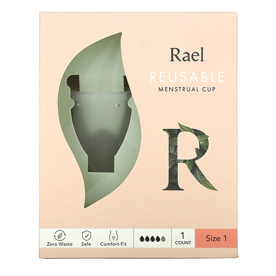 Rael Менструальная чаша многоразового использования, размер 1, 1 штука