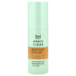 رايل‏, Miracle Clear ، مقشر ثلاثي الأحماض لتفتيح البشرة ، خالٍ من العطور ، 1.7 أونصة سائلة (50 مل)