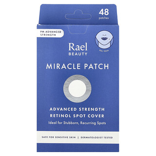 Rael, Miracle Patch, Προηγμένης Ισχύος Ρετινόλη Κάλυμμα Κηλίδων, 48 Επιθέματα