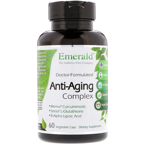 Emerald Laboratories‏, Anti-Aging Complex, 60 Vegetable Caps