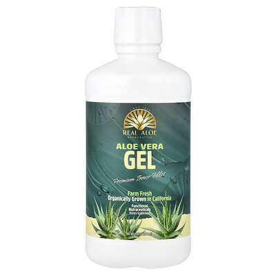 Product Image for Real Aloe, Aloe Vera Gel, 32 fl oz (946 ml)