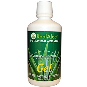 Real Aloe Inc, Гель алоэ вера, 32 жидкие унции (960 мл) купить на iHerb