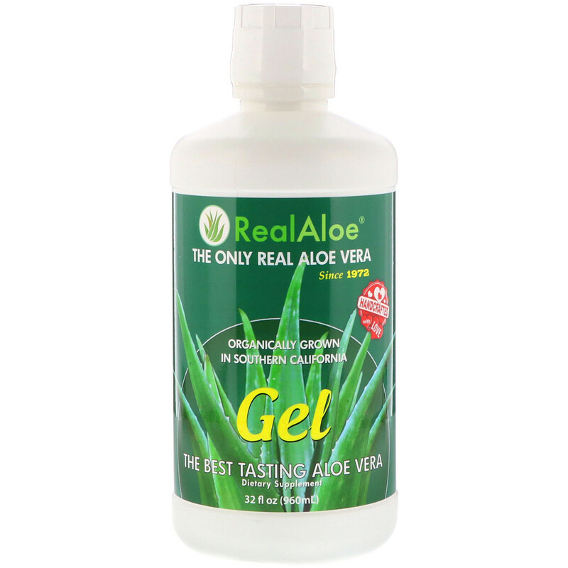 Real Aloe, Aloe Vera Gel, 32 fl oz (960 ml) - iHerb