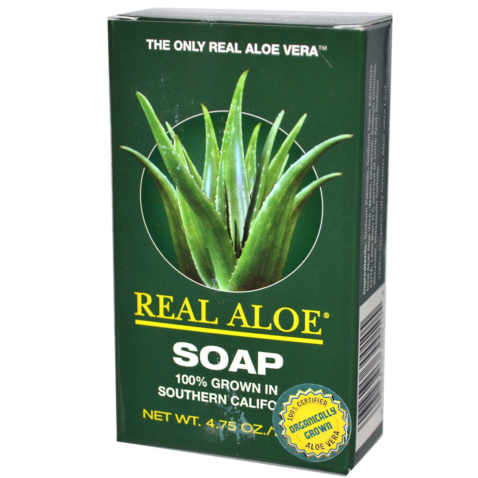 real aloe aloe vera bar soap