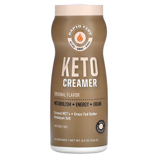 RAPIDFIRE, Cremă Keto, originală, fără cofeină, 8,5 oz (240 g)