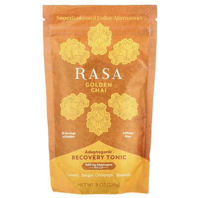 Rasa  Adaptogenic Recovery Tonic  Golden Chai  8 oz (226 g)